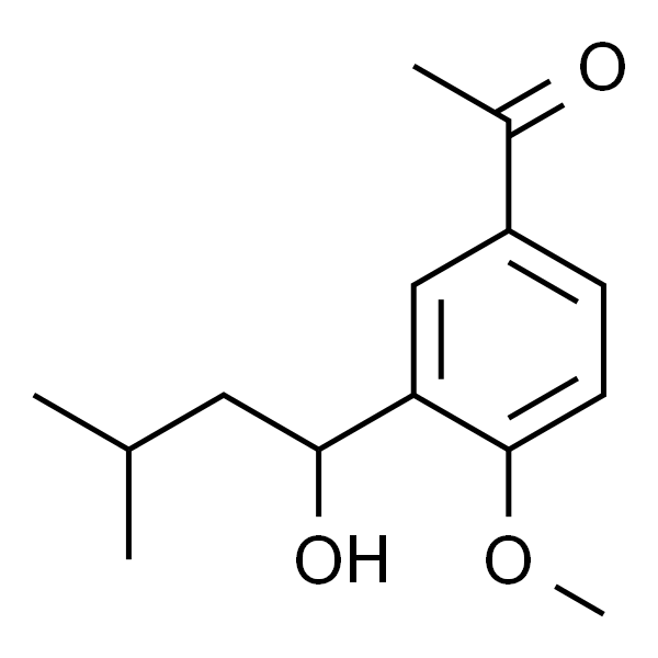 1-(3-(1-Hydroxy-3-methylbutyl)-4-methoxyphenyl)ethan-1-one