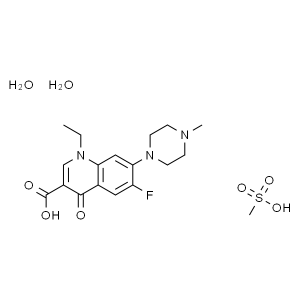 Pefloxacin mesylate dihydrate