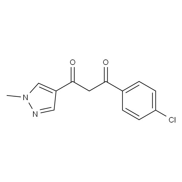 1-(4-Chlorophenyl)-3-(1-methyl-1H-pyrazol-4-yl)propane-1,3-dione
