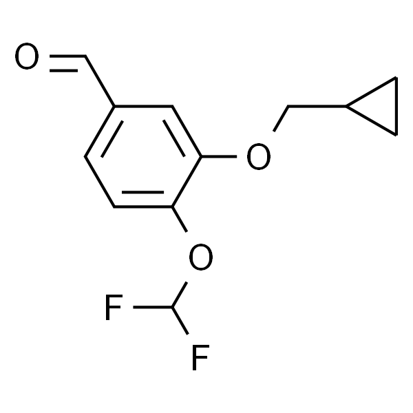 3-(Cyclopropylmethoxy)-4-(difluoromethoxy)benzaldehyde