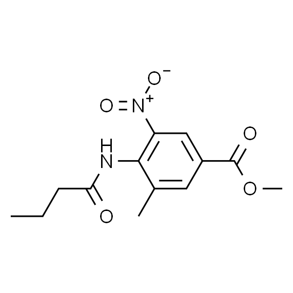 Methyl4-butyramido-3-methyl-5-nitrobenzoate