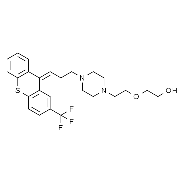 2-(2-(4-(3-(2-(Trifluoromethyl)-9H-thioxanthen-9-ylidene)propyl)piperazin-1-yl)ethoxy)ethanol dihydrochloride