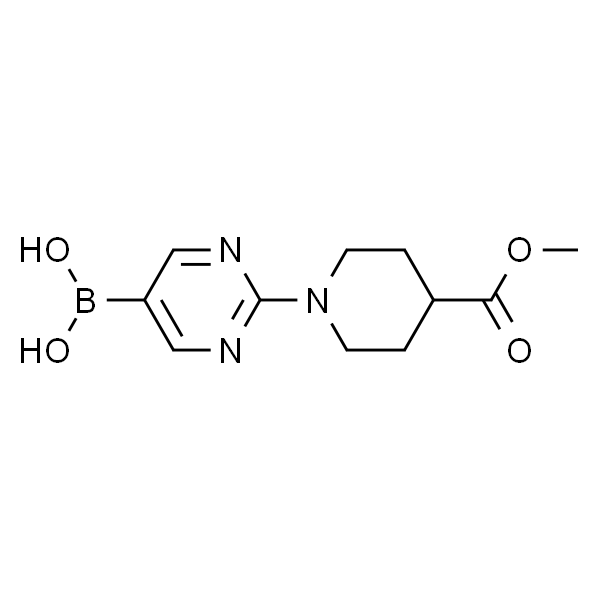 (2-(4-(Methoxycarbonyl)piperidin-1-yl)pyrimidin-5-yl)boronic acid