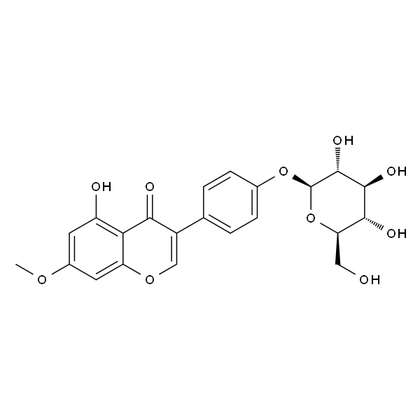 3-[4-(β-D-Glucopyranosyloxy)phenyl]-5-hydroxy-7-methoxy-4H-1-benzopyran-4-one