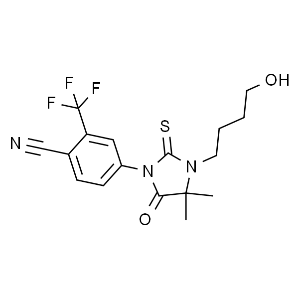 4-(3-(4-Hydroxybutyl)-4，4-dimethyl-5-oxo-2-thioxoimidazolidin-1-yl)-2-(trifluoromethyl)benzonitrile