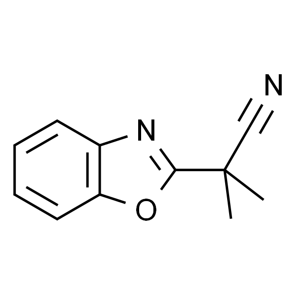 2-(Benzo[d]oxazol-2-yl)-2-methylpropanenitrile
