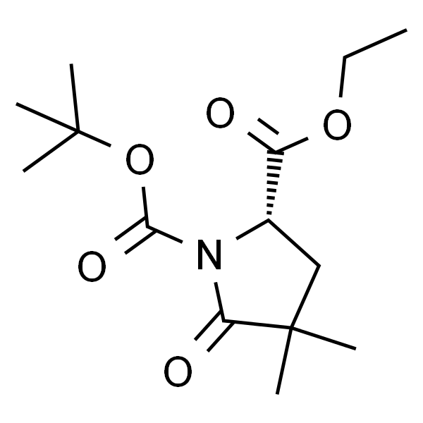 (S)-1-tert-butyl2-ethyl4,4-dimethyl-5- oxopyrrolidine-1,2-dicarboxylate