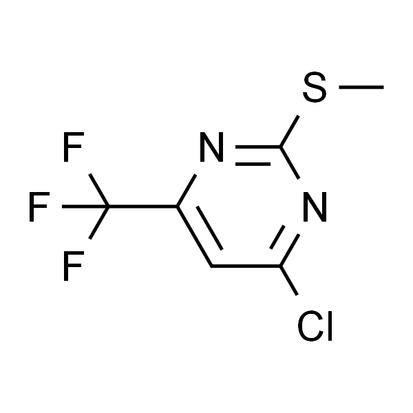 4-Chloro-2-methylthio-6-(trifluoromethyl)pyrimidine, 97%
