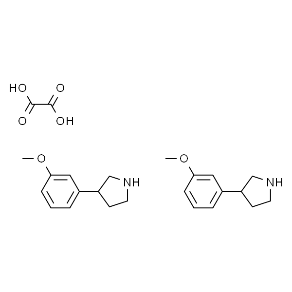 3-(3-Methoxyphenyl)pyrrolidine oxalate(2:1)