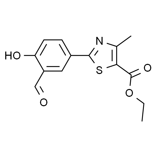 Ethyl 2-(3-formyl-4-hydroxyphenyl)-4-methylthiazole-5-carboxylate
