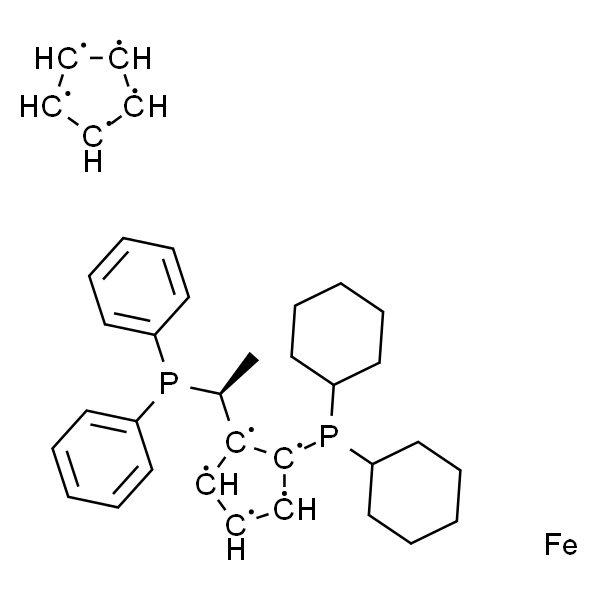 (S)-1-[(R{p})-2-(Dicyclohexylphosphino)ferrocenylethyl]diphenylphosphine