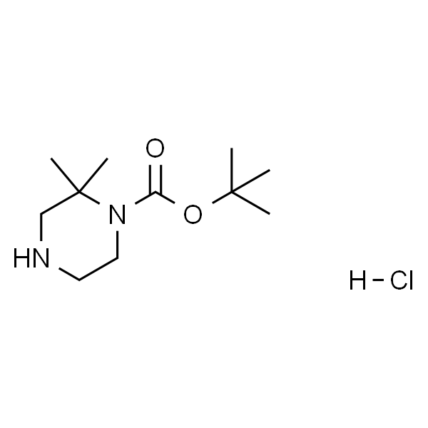 tert-Butyl 2，2-dimethylpiperazine-1-carboxylate hydrochloride