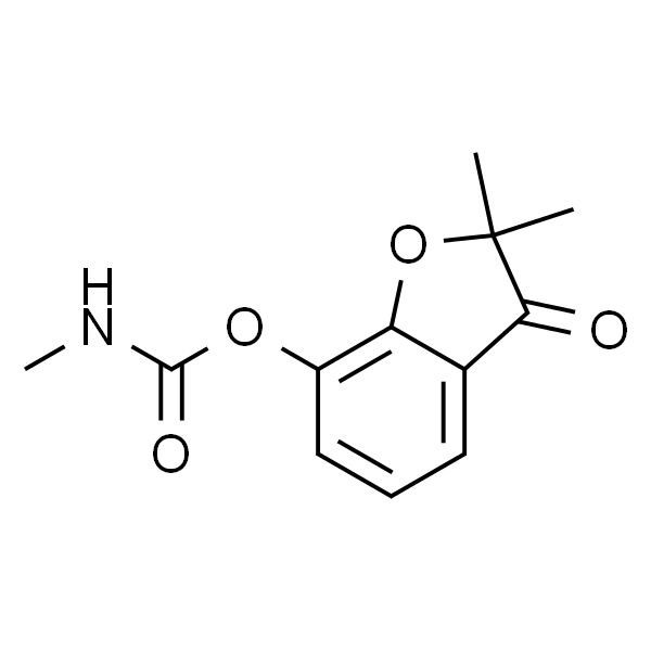 2,2-Dimethyl-3-oxo-2,3-dihydrobenzofuran-7-yl methylcarbamate