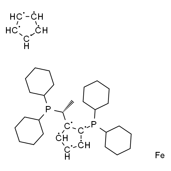 (R)-(-)-1-[(S)-2-Dicyclohexylphosphino)ferrocenyl]ethyldicyclohexylphosphine