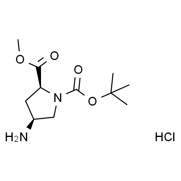 (2S，4S)-4-Amino-1，2-pyrrolidinedicarboxylic Acid 1-(1，1-Dimethylethyl) 2-Methyl Ester Hydrochloride