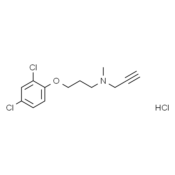3-(2,4-dichlorophenoxy)-n-methyl-n-prop-2-ynylpropan-1-amine;hydrochloride