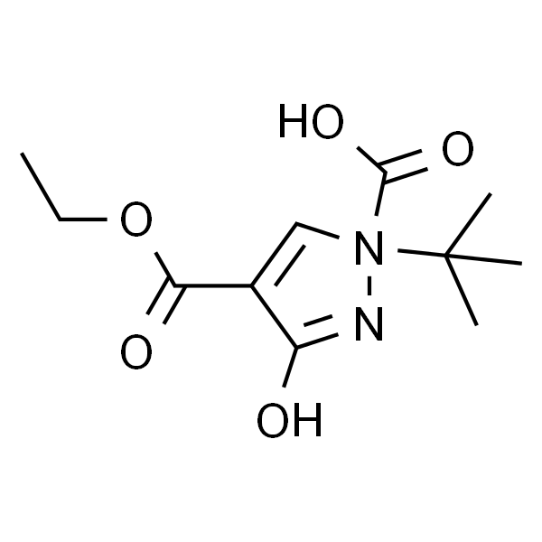 1-tert-butyl 4-ethyl 3-hydroxy-1H-pyrazole-1,4-
dicarboxylate