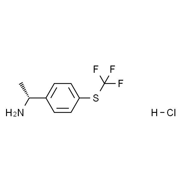 (R)-1-(4-((Trifluoromethyl)thio)phenyl)ethanamine hydrochloride