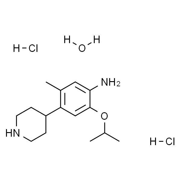 2-Isopropoxy-5-methyl-4-(piperidin-4-yl)aniline dihydrochloride hydrate