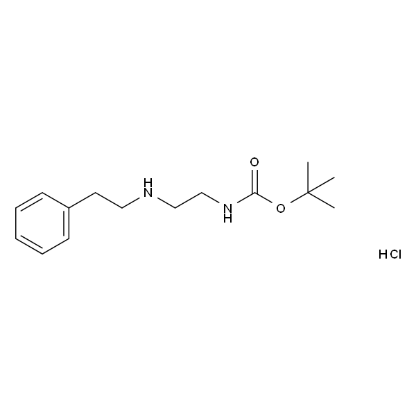 Carbamic acid, N-[2-[(2-phenylethyl)amino]ethyl]-, 1,1-dimethylethyl ester, hydrochloride (1:1)