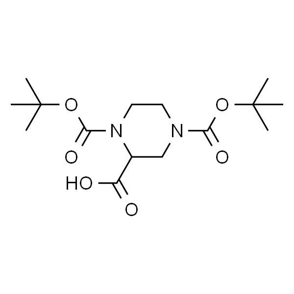 1，4-Di-Boc-piperazine-2-carboxylic acid