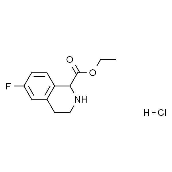 Ethyl 6-fluoro-1,2,3,4-tetrahydroisoquinoline-1-carboxylate hydrochloride