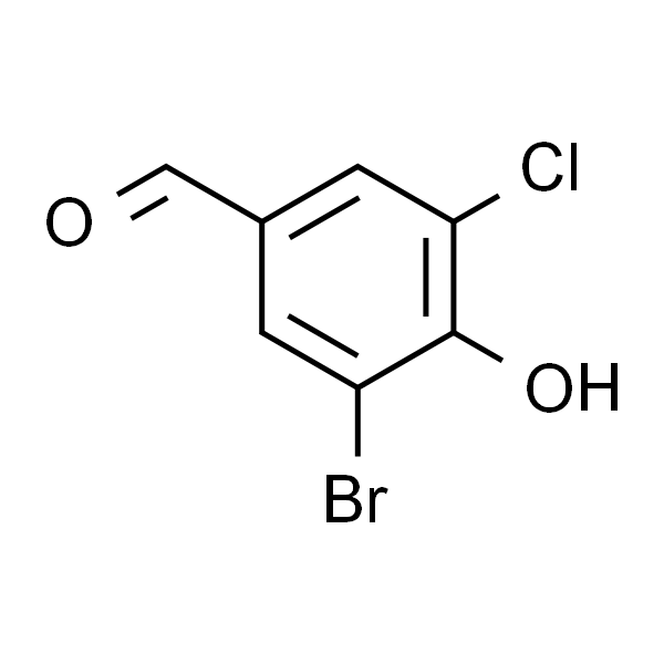 3-Bromo-5-chloro-4-hydroxybenzaldehyde