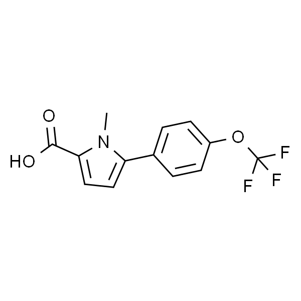 1-Methyl-5-[4-(trifluoromethoxy)phenyl]pyrrole-2-carboxylic Acid
