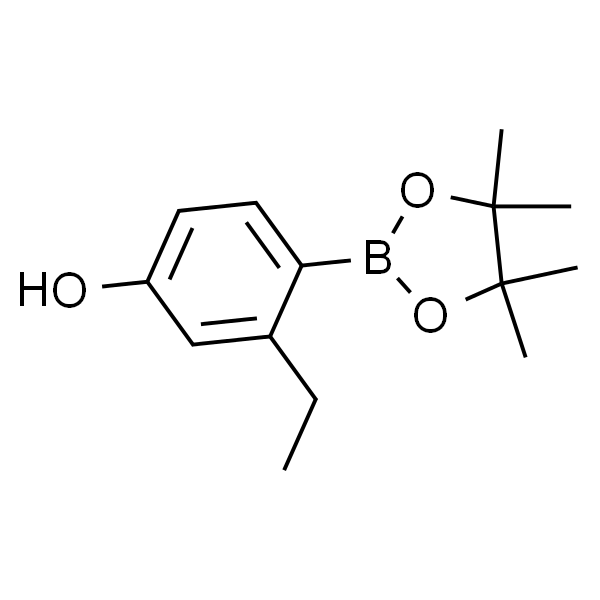 3-Ethyl-4-(4，4，5，5-tetramethyl-1，3，2-dioxaborolan-2-yl)phenol