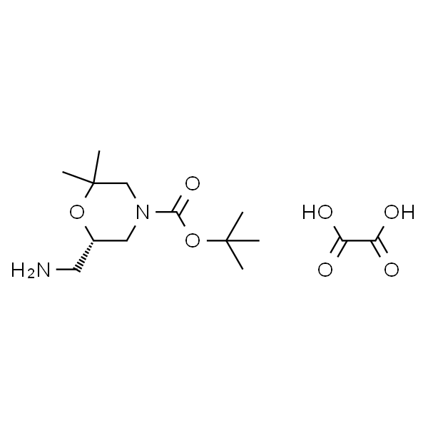 (S)-tert-Butyl 6-(aminomethyl)-2,2-dimethylmorpholine-4-carboxylate oxalate