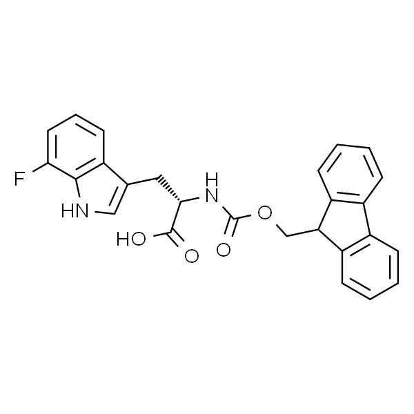 (S)-2-((((9H-Fluoren-9-yl)methoxy)carbonyl)amino)-3-(7-fluoro-1H-indol-3-yl)propanoic acid