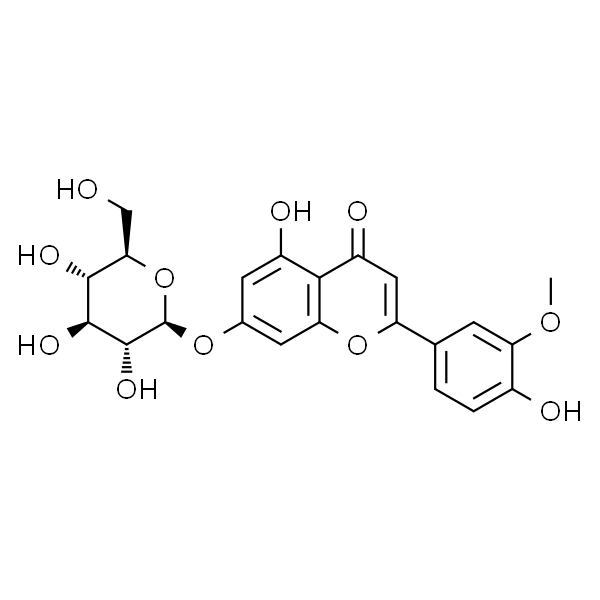 Chrysoeriol-7-O-β-D-glucopyranoside；Thermopsoside