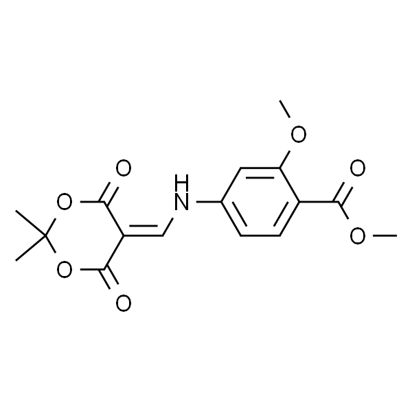 4-[(2,2-Dimethyl-4,6-dioxo-[1,3]dioxan-5-ylidenemethyl)-amino]-2-methoxy-benzoic acid methyl ester