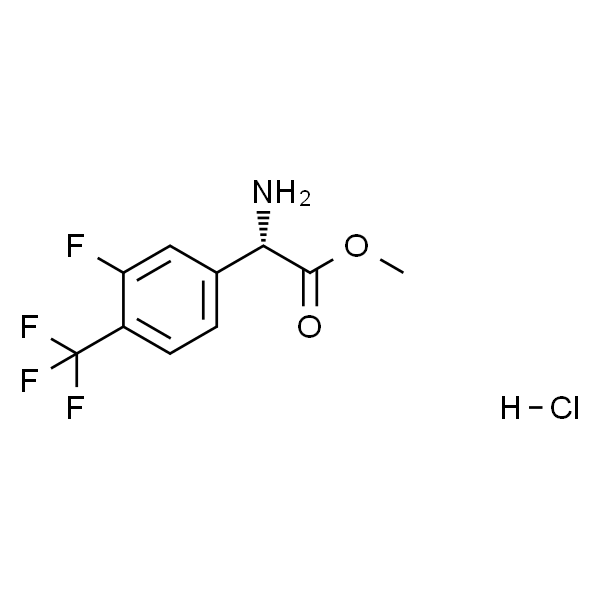 (S)-Methyl 2-amino-2-(3-fluoro-4-(trifluoromethyl)phenyl)acetate hydrochloride