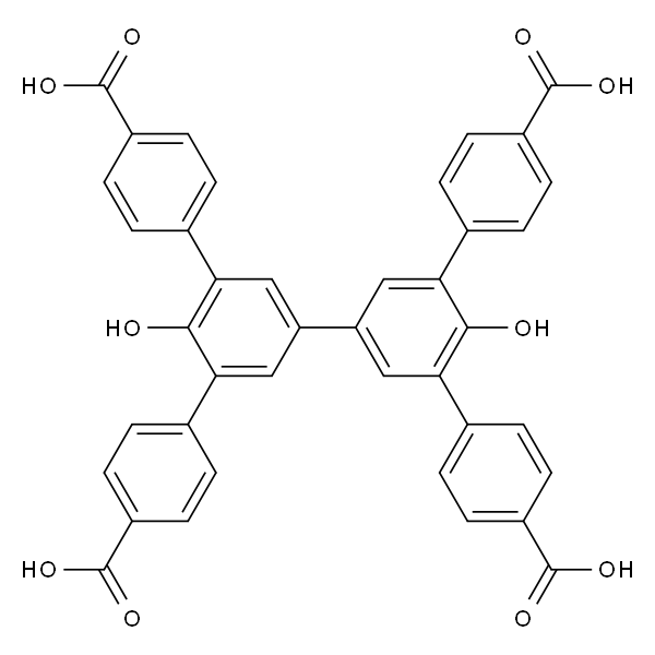 4,4'-dihydroxybiphenyl-3,3',5,5'-tetra(phenyl-4-carboxylic acid