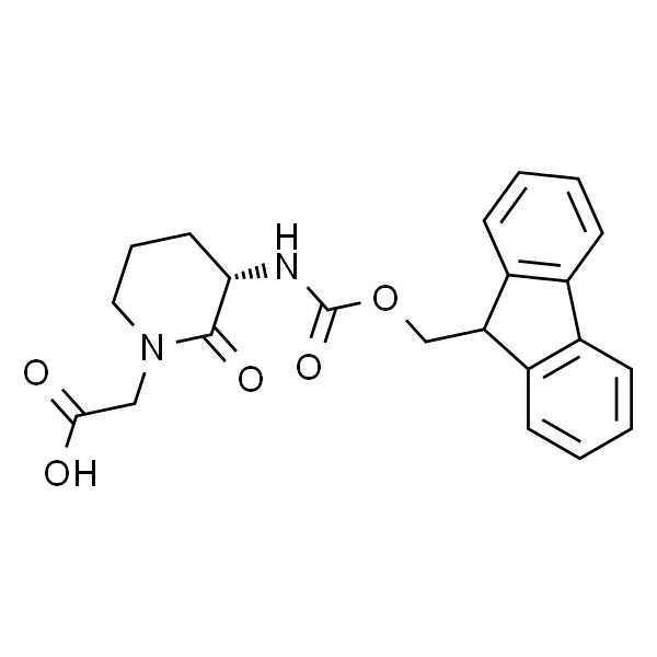 1-Piperidineaceticacid,3-[[(9H-fluoren-9-ylmethoxy)carbonyl]amino]-2-oxo-,(3S)-(9CI)