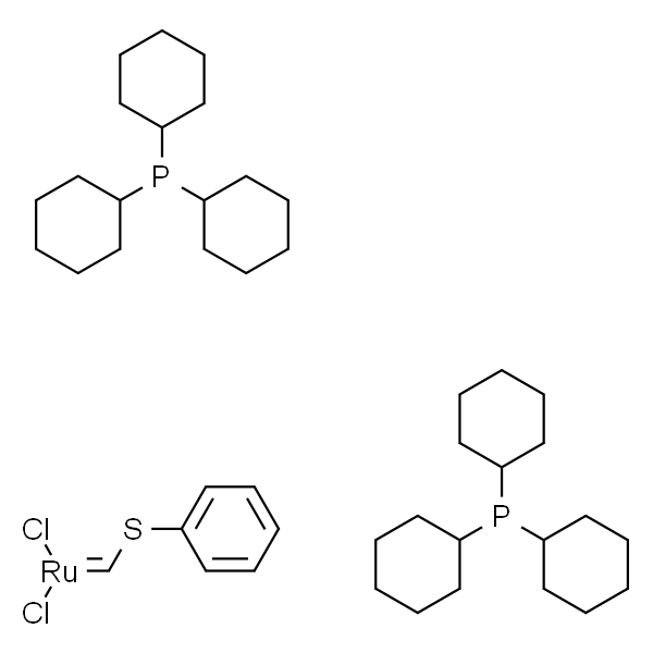 Bis(tricyclohexylphosphine)[(phenylthio)methylene]ruthenium (II) dichloride,97%