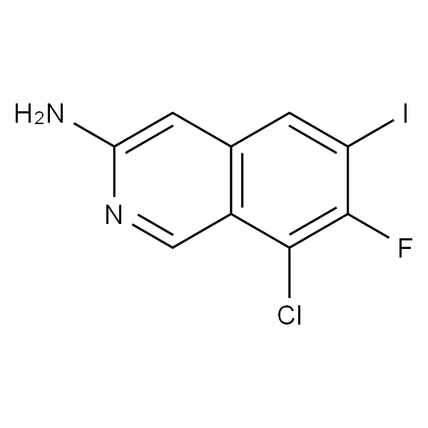 8-Chloro-7-fluoro-6-iodoisoquinolin-3-amine