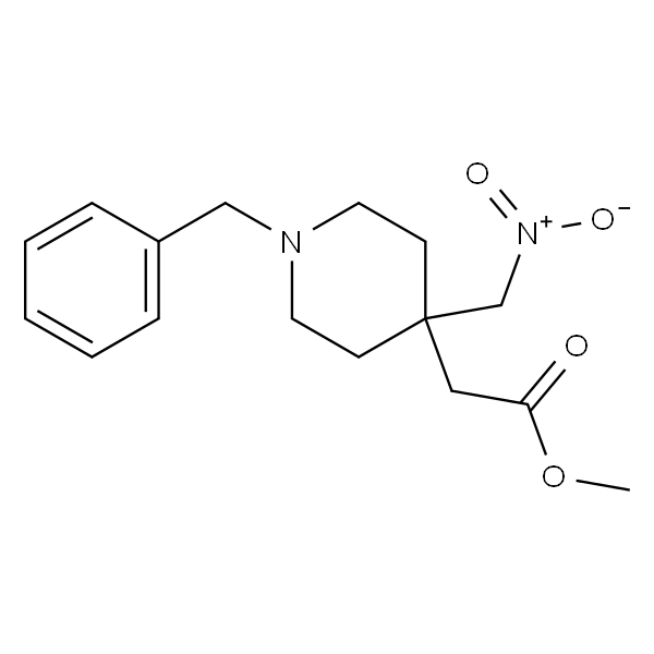 4-Piperidineacetic acid, 4-(nitromethyl)-1-(phenylmethyl)-, methyl ester