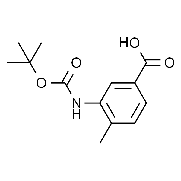 3-((tert-Butoxycarbonyl)amino)-4-methylbenzoic acid