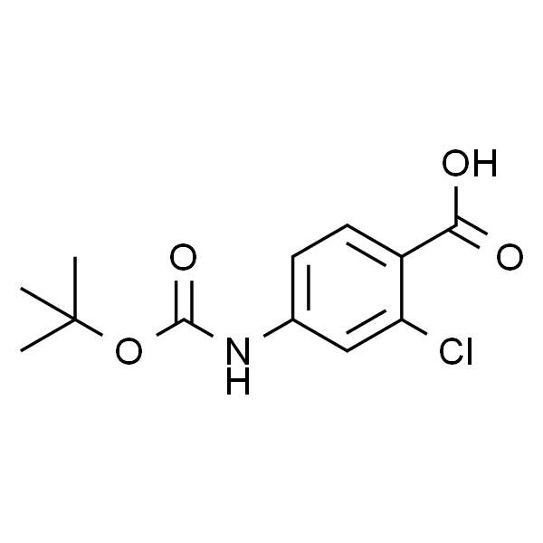 2-Chloro-4-(Boc-amino)-benzoic acid