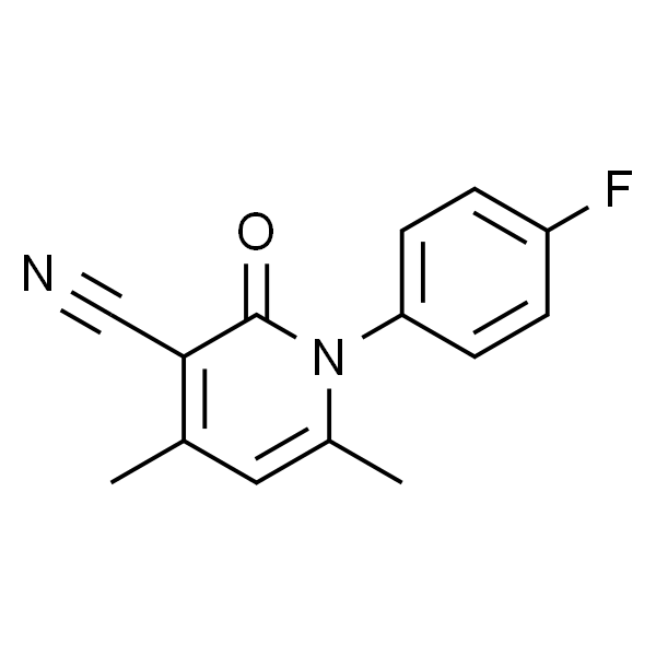1-(4-Fluorophenyl)-4，6-dimethyl-2-oxo-1，2-dihydropyridine-3-carbonitrile