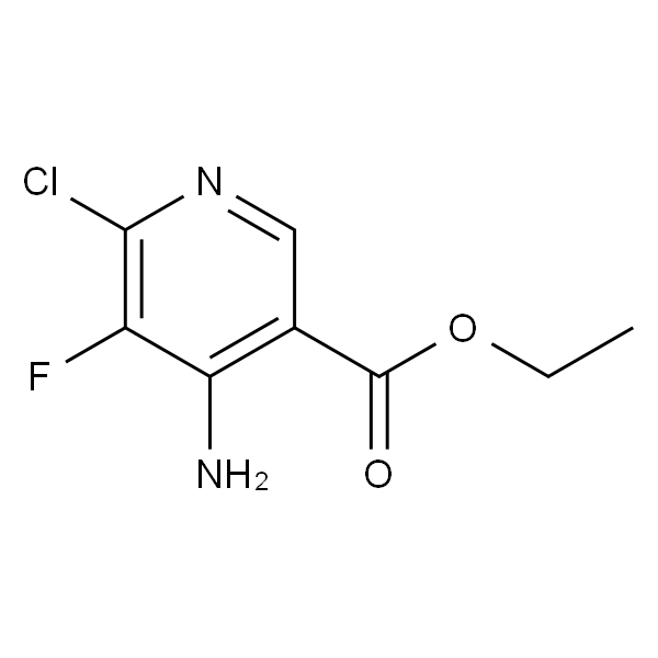 3-Pyridinecarboxylic acid, 4-amino-6-chloro-5-fluoro-, ethyl ester