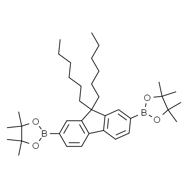 2-[9，9-dihexyl-7-(4，4，5，5-tetramethyl-1，3，2-dioxaborolan-2-yl)fluoren-2-yl]-4，4，5，5-tetramethyl-1，3，2-dioxaborolane