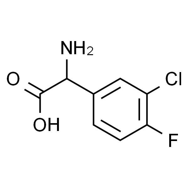 a-Amino-3-chloro-4-fluorobenzeneacetic acid
