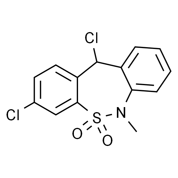 3，11-Dichloro-6-methyl-6，11-dihydrodibenzo[c，f][1，2]thiazepine 5，5-dioxide