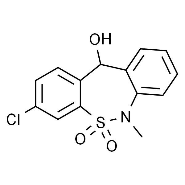 3-Chloro-6，11-dihydro-5，5-dioxo-11-hydroxy-6-methyldibenzo[c，f][1，2]thiazepine