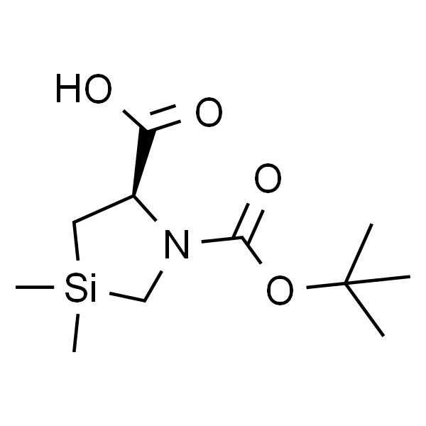 (R)-1-(tert-Butoxycarbonyl)-3,3-dimethyl-1,3-azasilolidine-5-carboxylic acid