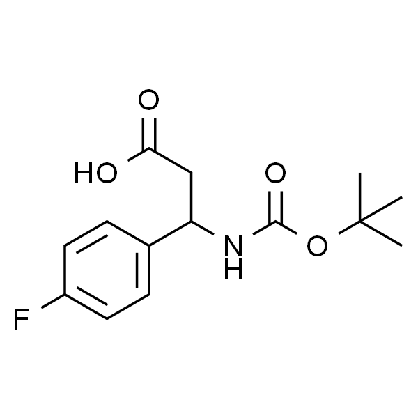 3-((tert-Butoxycarbonyl)amino)-3-(4-fluorophenyl)propanoic acid