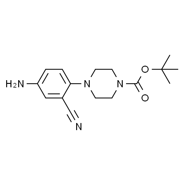 tert-Butyl 4-(4-amino-2-cyanophenyl)piperazine-1-carboxylate